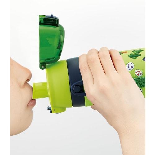 Skater Children's Stainless Steel Water Bottle Direct Drinking 480ml Dinosaur Child-friendly Lightweight Type Boys Cold Storage Dinosaur 3D Print Wate