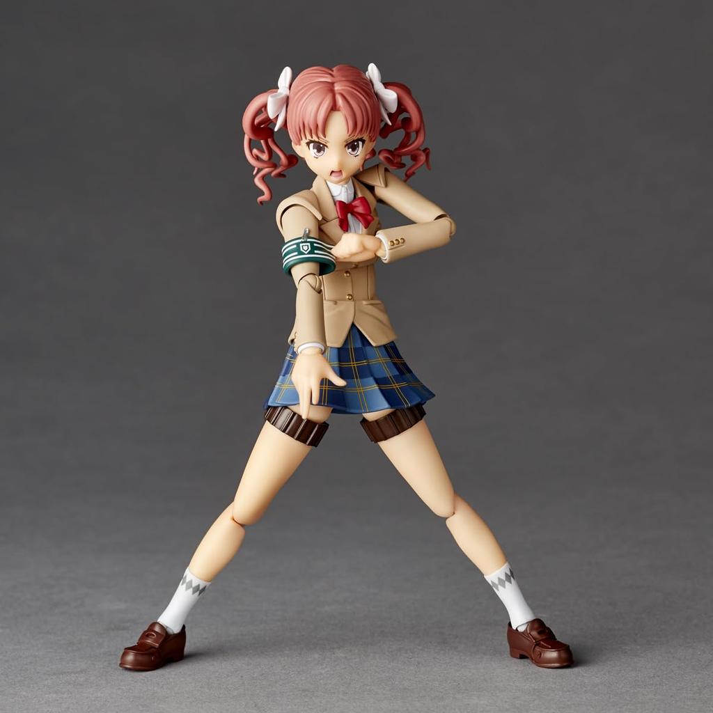 Revoltech Amazing Yamaguchi A Certain Scientific Railgun Kuroko Shirai Action Figure (Winter Ver.)