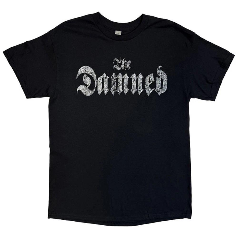 The Damned Distressed Logo EU Tour Summer 24 T Shirt XL