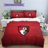 Set Copripiumino Trapuntato con Motivo AFC Bournemouth Decorazione per la Casa Regalo (1 * copripiumino + 2 * federe senza imbottitura)