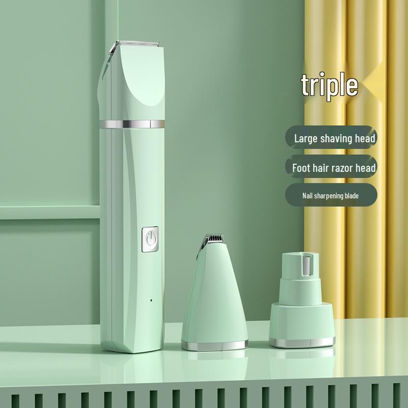 Four-in-One Pet Clipper: Cat Paw Shaver & Dog Hair Trimmer