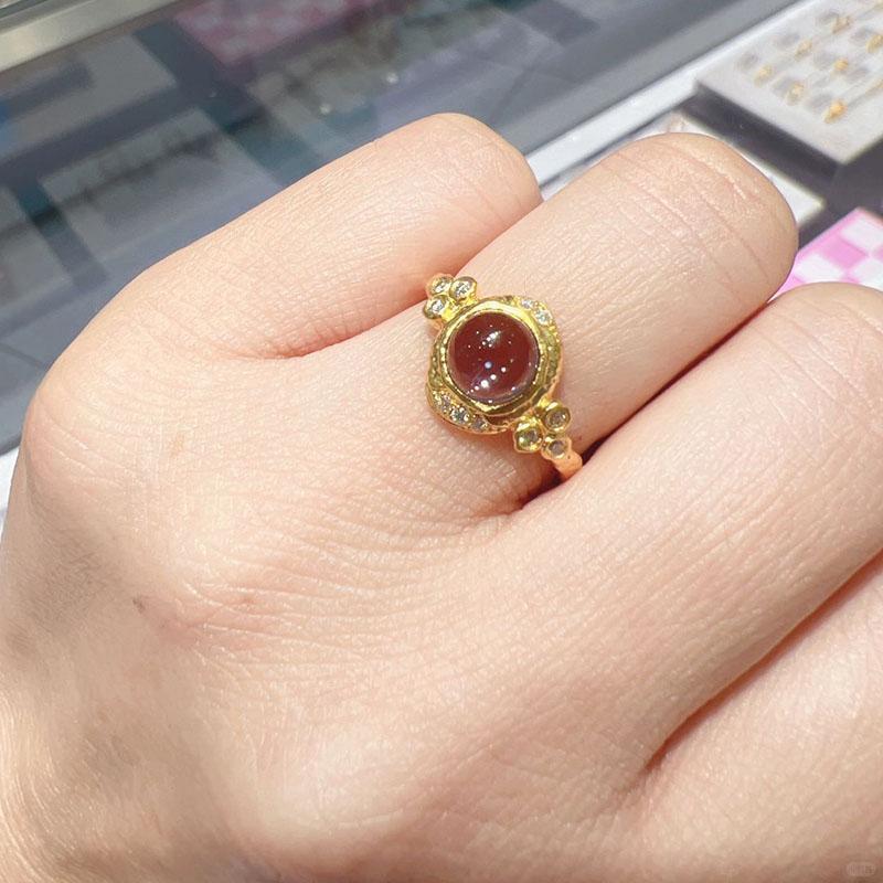 

New in Vintage palace style amethyst rings for women light luxury exquisite purple ring party wedding high quality resizable фіолетовий