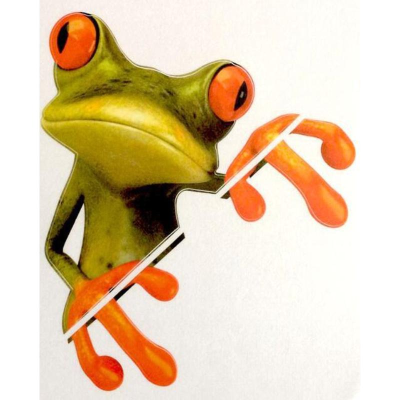 Universal Motorcycle Sticker Scratch Sticker Fuel Tank Sticker Motorbike Waterproof Frog Decoration Sticker Decal Accessories