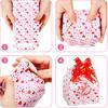 Chuangdi 36 Pcs Bulk Mini Valentines Day Treat Boxes Heart Gift Boxes Sweet Cardboard Paper Box Printed Candy Boxes for Goody Cookie Holder with 40