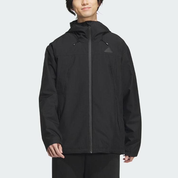 Adidas Woven Jacket With Reflective Stripes Men Jacket Black JF0962