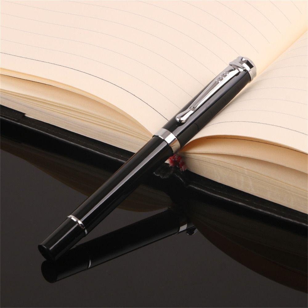 Golden Trim Business Fountain Pen Smooth Writing Writing Ink Pen Fountain Pen  Gift Pen