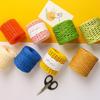 150m/roll Raffia Ribbon Yards Raffia Yarn For Crocheting Knit Wire Natural Color Matte Texture Raffia Paper Ribbons DIY Handmade