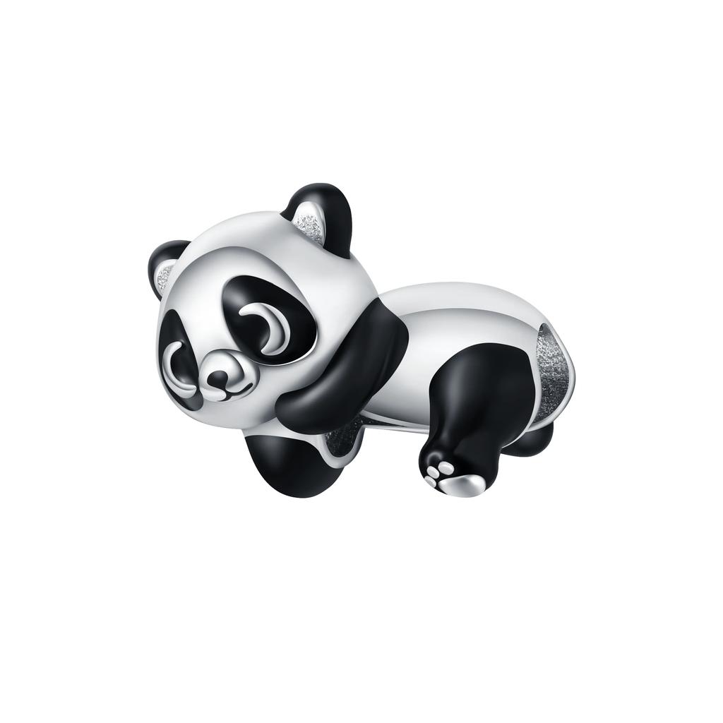 Original Animals Black Cat Dog Elephant Panda Charms Beads Copper Fit Bracelet Jewelry Women'S Accessories Diy