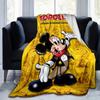 1pc Disney Topolino Mickey Mouse Throw Blanket Soft & Cozy Blanket for Couch, Bed, Travel