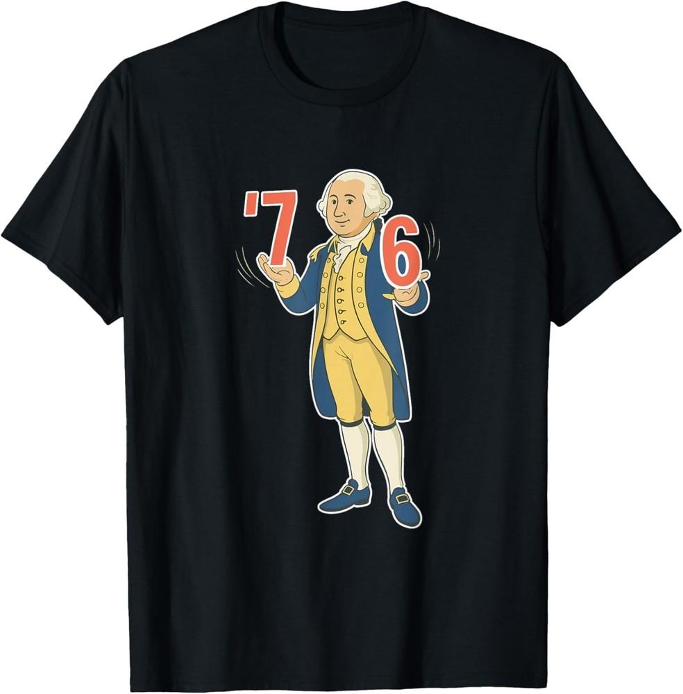 

67 Funny George Washington Meme Six Seven Gen Alpha Slang T-Shirt unisex T-Shirt 2XL