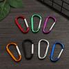 New Safety Equipment Buckle Keychain Alloy Carabiner Climbing Button Camping Hiking Hook