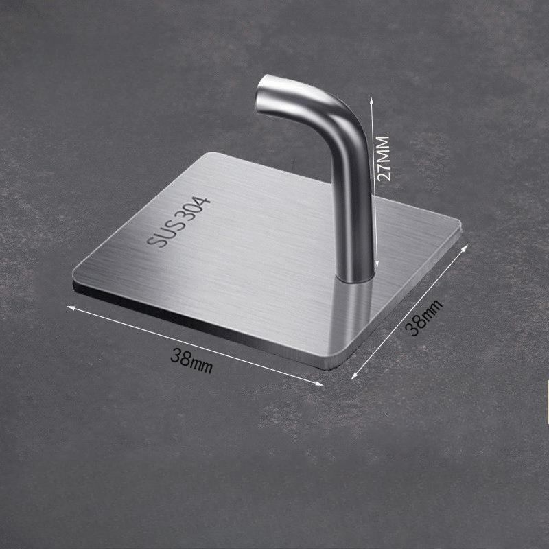 

Современные минималистичные настенные крючки для кухни и ванной из нержавеющей стали 1PC серый