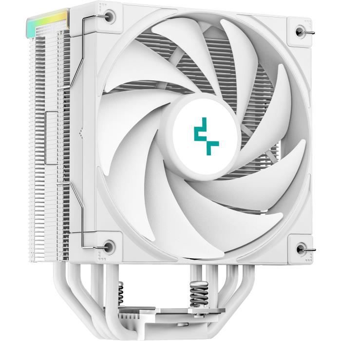 DEEPCOOL - AK400 Digital - R-AK400-WHADMN-G - Ventirad CPU - 120 mm - Blanc - Écran digital et ARGB - 4 Calloducs -TDP 220W