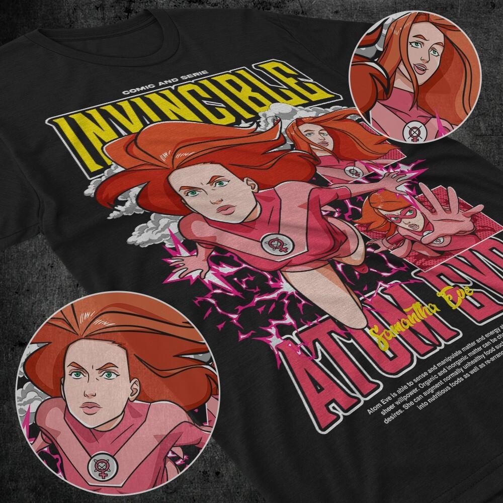 ATOM EVE Unisex Tee Shirt, Graphic T-shirt, Comic Book Lover Gift, Superhero Fan