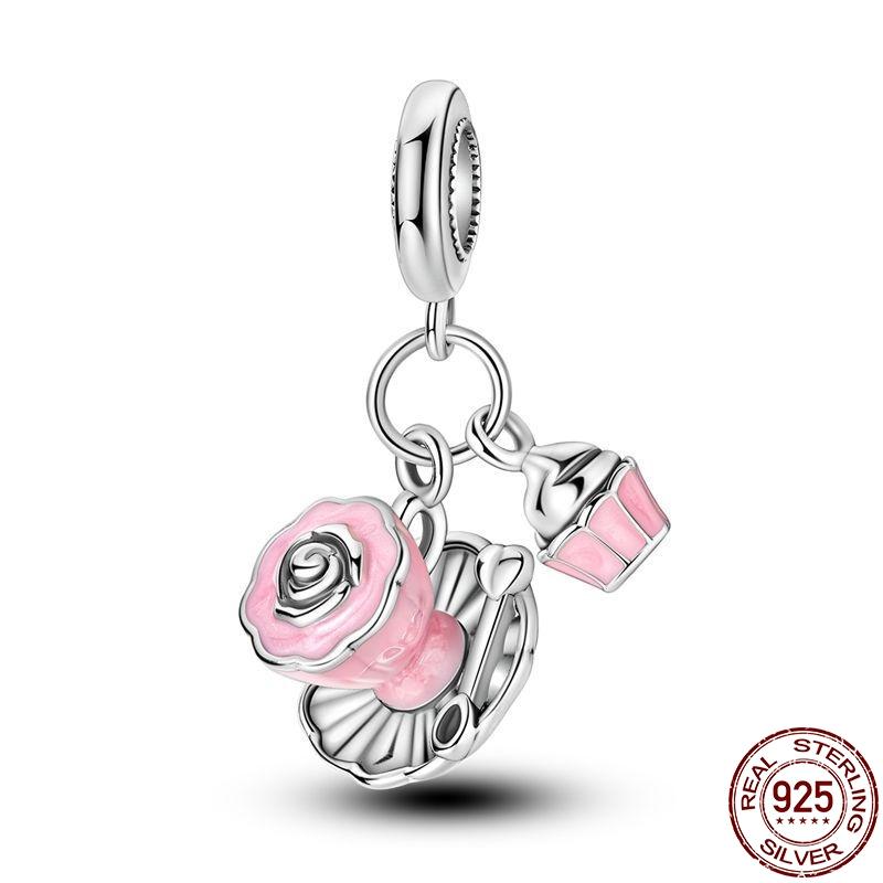 Copper Butterfly Flying Beads Charms Fit Original 3Mm Pan Bracelet&Bangle For Women Birthday Fine Jewelry Gift