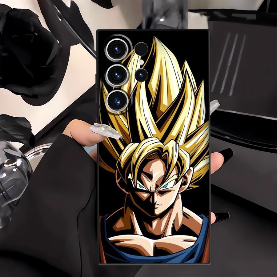Cartoon Dragon Ball Case for Samsung Galaxy S26 S21 FE S23 S25 Ultra S24 Plus S10 S9 S20 Note 20 Ultra 8 9 10 Funda Phone Cover