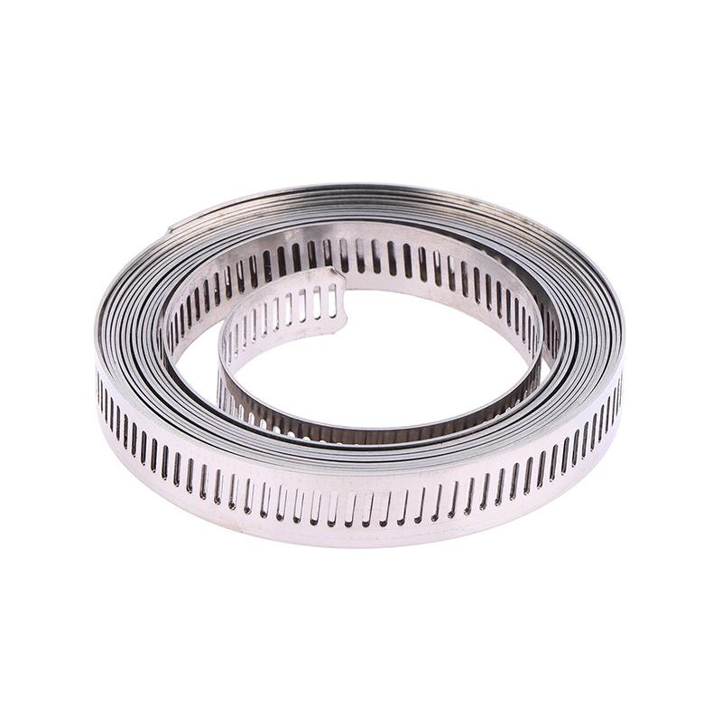 304 Edelstahl Schlauchschellen Band Sortiment Kit DIY Verstellbar Große Schneckenradklemmen Befestigungselemente Kraftstoffleitung