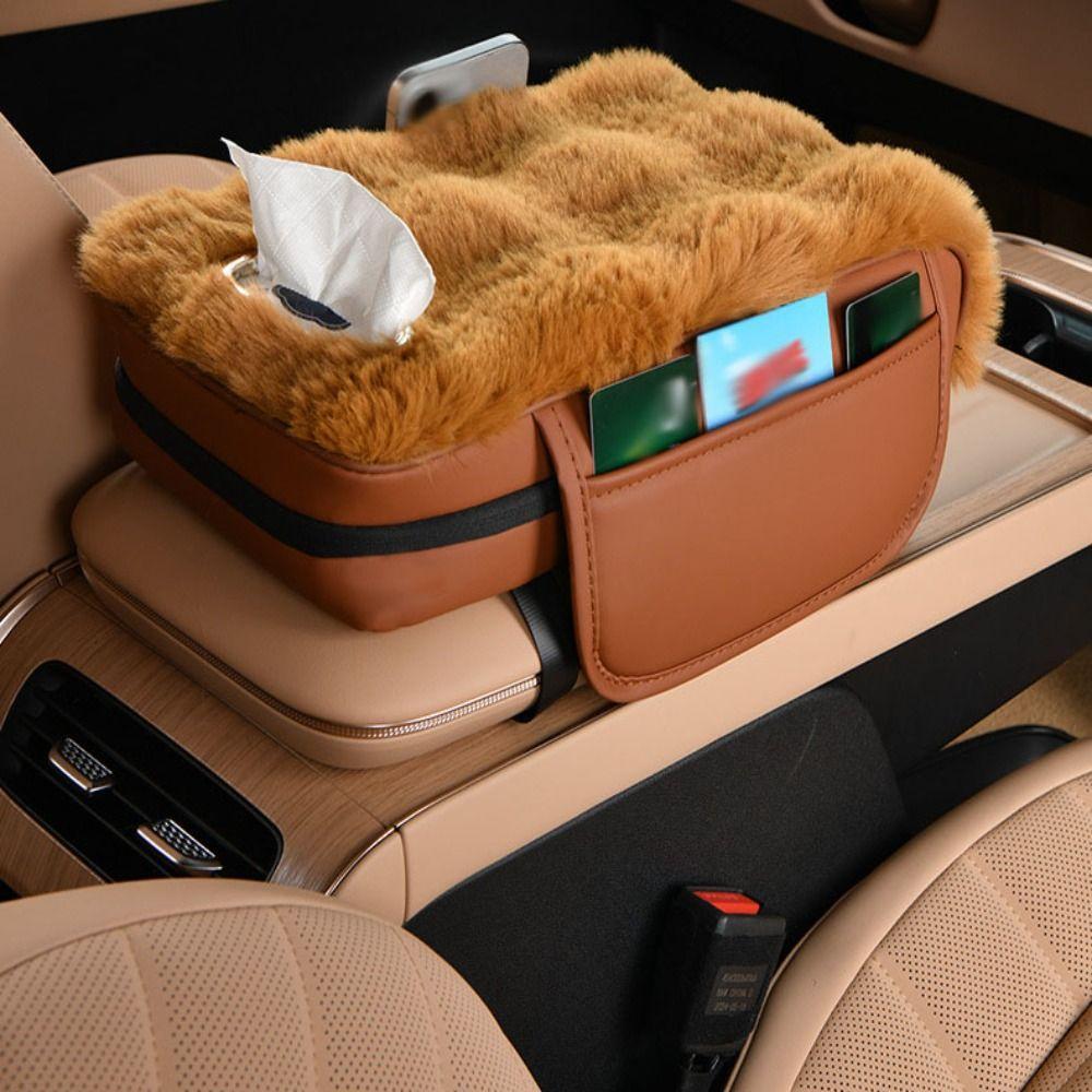 Interior Decor Car Armrest Box Mat Three-in-one Central Elbow Booster Pad  Car Interior