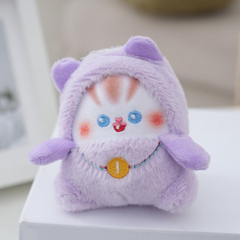 

Adorable Plush Cat Doll Cute Accessory Bag Charm Keychain Available Wholesale StyleD