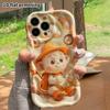 Phone Case: 2D flat design suitable for iPhone 18 17 16 15 14 13 Pro protective case, adventurous little monkey, perfect Christmas and Halloween holid