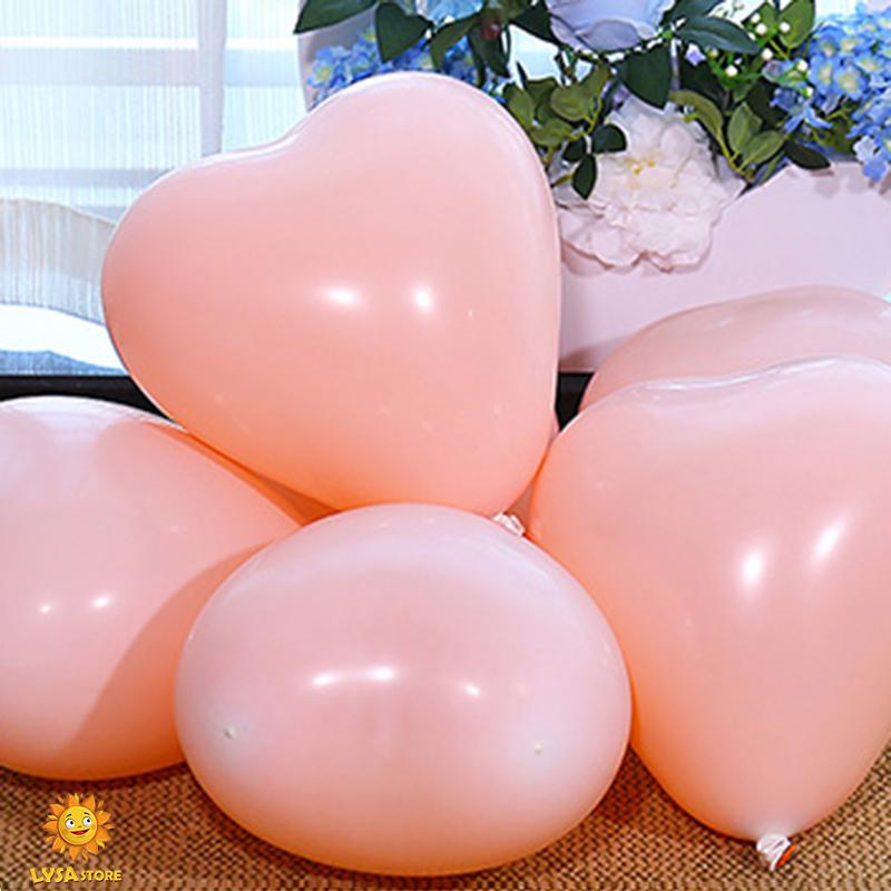 12inch Heart Shaped Balloon Love Anniversary Macaron Birthday Party Decoration Propose Wedding Site Layout Baby Shower Kids Toy