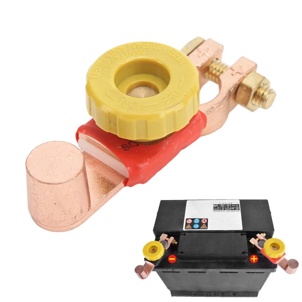 6V 12V 24V Battery Disconnect Switch Power Cut Off Positive Battery Terminal Connector for Car RV ATV