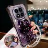 Redmi Note14 pro 5G Shockproof Holder Case for Xiaomi Redmi Note 14 pro Plus 5G 14C 14T Cute Bracelet Soft Cover Cases Note14pro