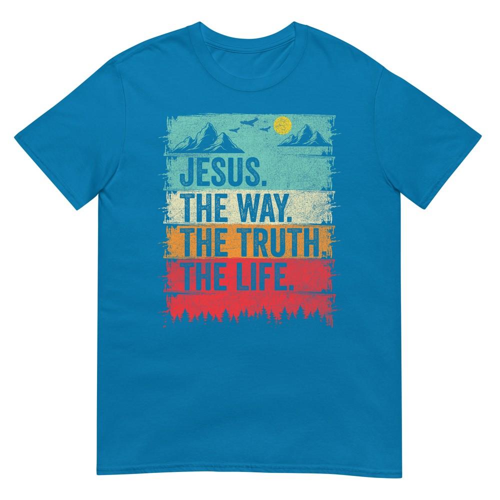 Jesus The Way Truth Life Unisex Unisex Kids Christian Worship Tshirt