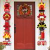 Fire Protection Cartoon Theme Birthday Party Decor Door Hanging For Event Kids