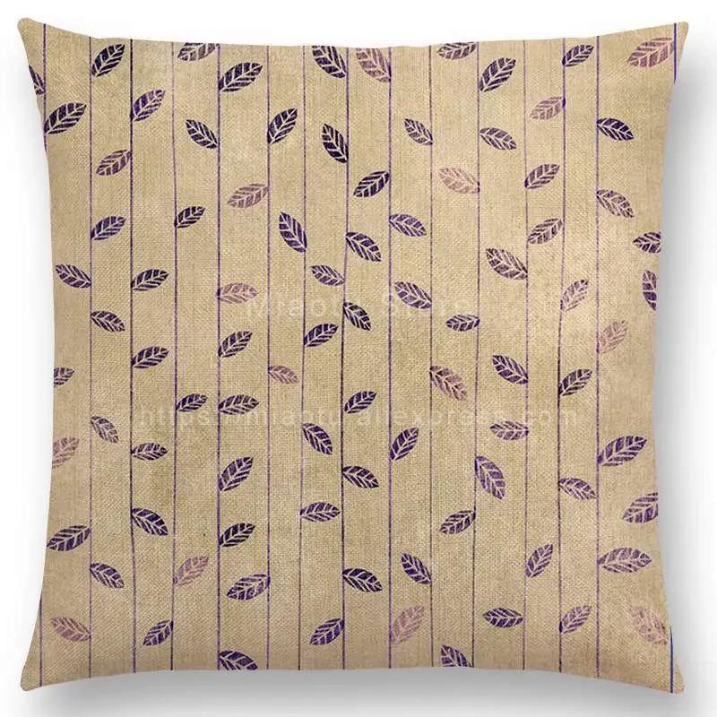 Schönes Blatt-Blumenmuster Mandala Kissenbezug Jahresringe Wunderschöne Blumen Drucke Sofakissenbezug Heimdekoration Dekorativ