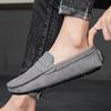 Trend Wildleder Männer Casual Schuhe Atmungsaktive Komfort Slip-on Herren Fahren Schuhe Mode Männer Faul Schuhe Luxus Marke Loafer mokassins