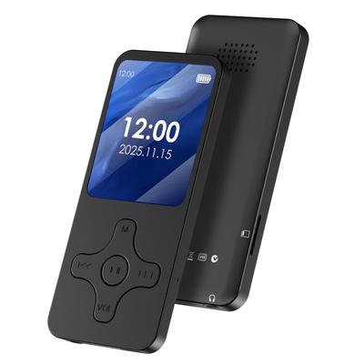 Lightweight 30g Portable MP3 Player, Gift-Ready, Includes 32GB TF Card for 128GB Expansion, Bluetooth 5.0, HiFI OTG Function, Built-in Speaker, Digita