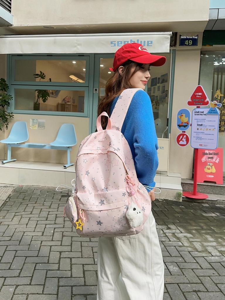 2025 Large-Capacity Cute Star Japanese Backpack for Primary School Girls