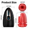 Male Masturbator Cup Intelligent Heating Penis Trainer Vaginal Penetration Pocket Pussy Big Mouth Sex Machine Sex Toys for Men