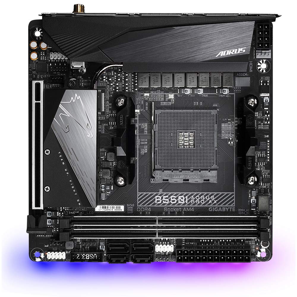 Gigabyte B550I AORUS PRO AX Motherboard for AMD AM4 CPUs