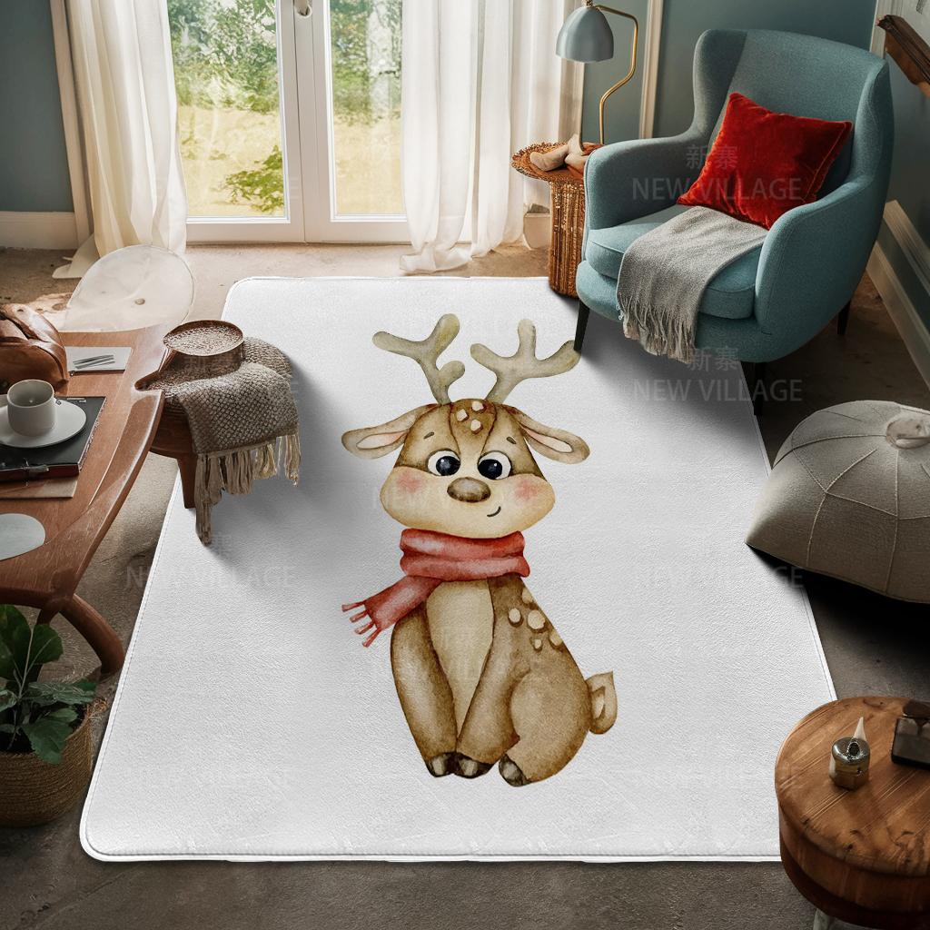 Dywanik wejściowy do domu Mata pod drzwi do domu Salon Łazienka Mata pod stopy łazienkowa antypoślizgowa chłonna dywaniki kąpielowe Wesołych Świąt zima