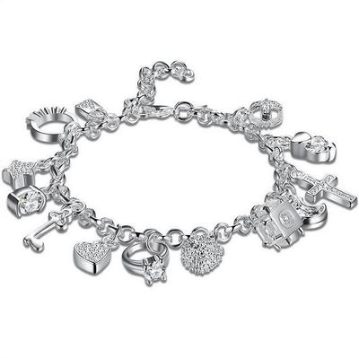 Fashion Thirteen Pendant Bracelet Ladies Multi-element Jewelry