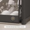 Sturdy Multi-layer Shoe Rack with Dustproof Transparent Shelves, Ideal for Home or Dorm.