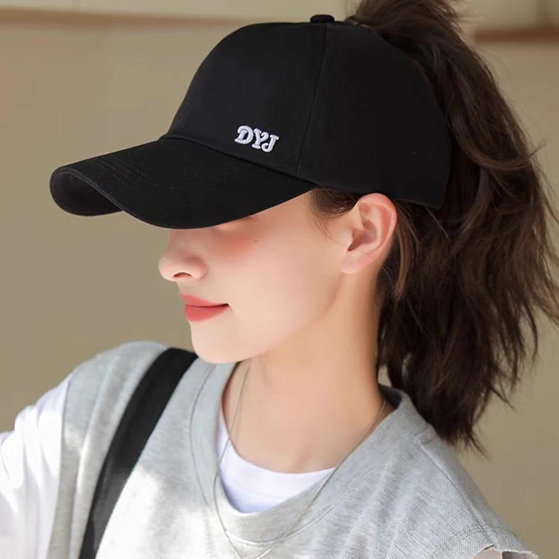 Summer High Ponytail Baseball Cap Women Casual Sports Running Snapback Hat Unisex Outdoor Camping Travel Sun Visor Hats