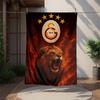Galatasaray Flannel Blanket Soft Warm All-Season Throw, Design for Camping, Car Travel, Hiking Sofa, Bed, Office Perfect Gift for Parties