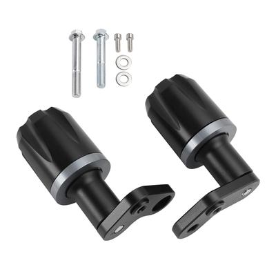 Aluminum Frame Crash Slider Protection Black For Kawasaki Zx-6R Zx 6R 2024-2025