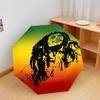 1 PC Automatic Folding Umbrella - Cartoon Pattern, Portable & Foldable Design with 13 Ribs, Christmas Birthday Gifts