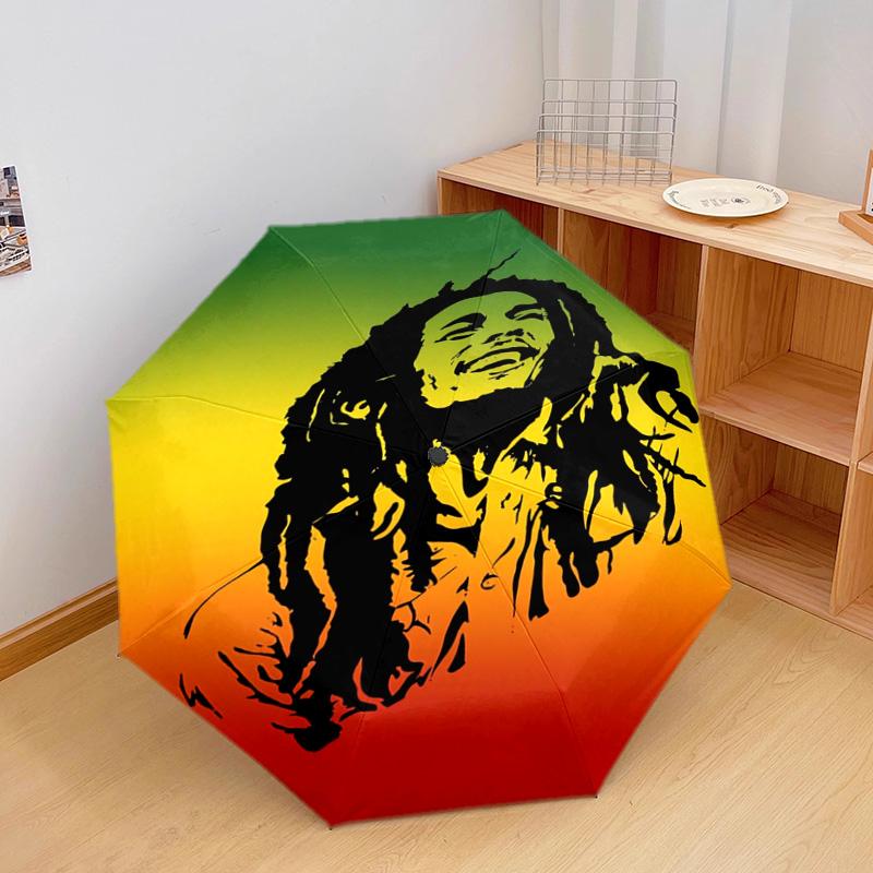 1 PC Automatic Folding Umbrella - Cartoon Pattern, Portable & Foldable Design with 13 Ribs, Christmas Birthday Gifts