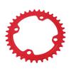32343638T BCD 104 Mountain Bike Steel Single Crank Chain Ring Repair Parts (Red 36T)