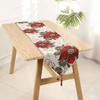 Long Christmas Table Runner Tassel Santa Claus Tablecloth Xmas Desktop Decoration  Table Decoration