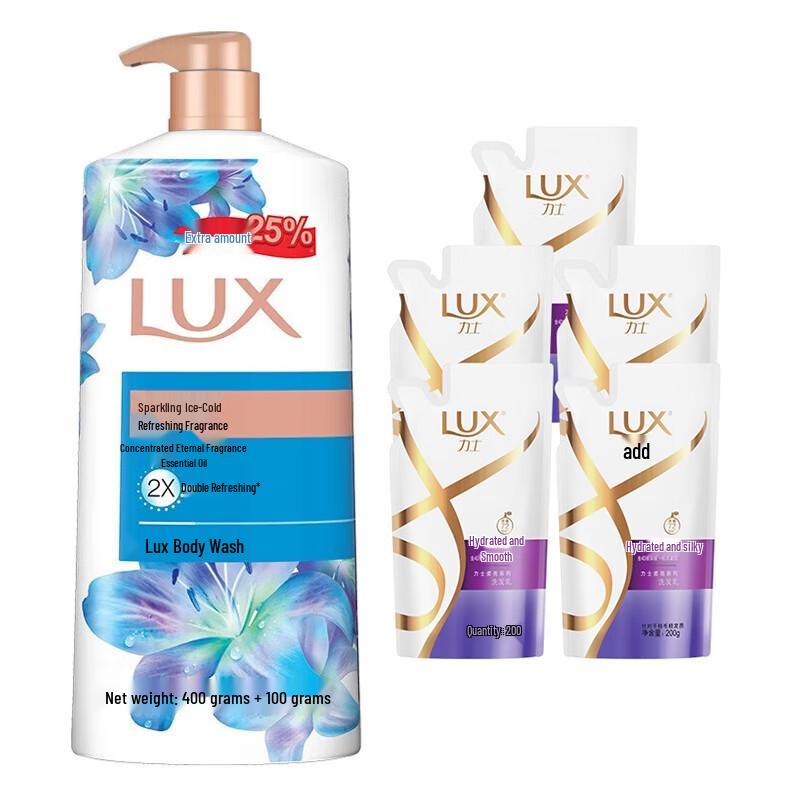 

LUX Sparkling Ice Cool Shower Gel & Shampoo Set