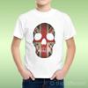 Kids Boys Kids Boys Kids Boys Kids Boys Kids Boys T-shirt Child Boy Skull Flag Great Britain UK Gift Idea