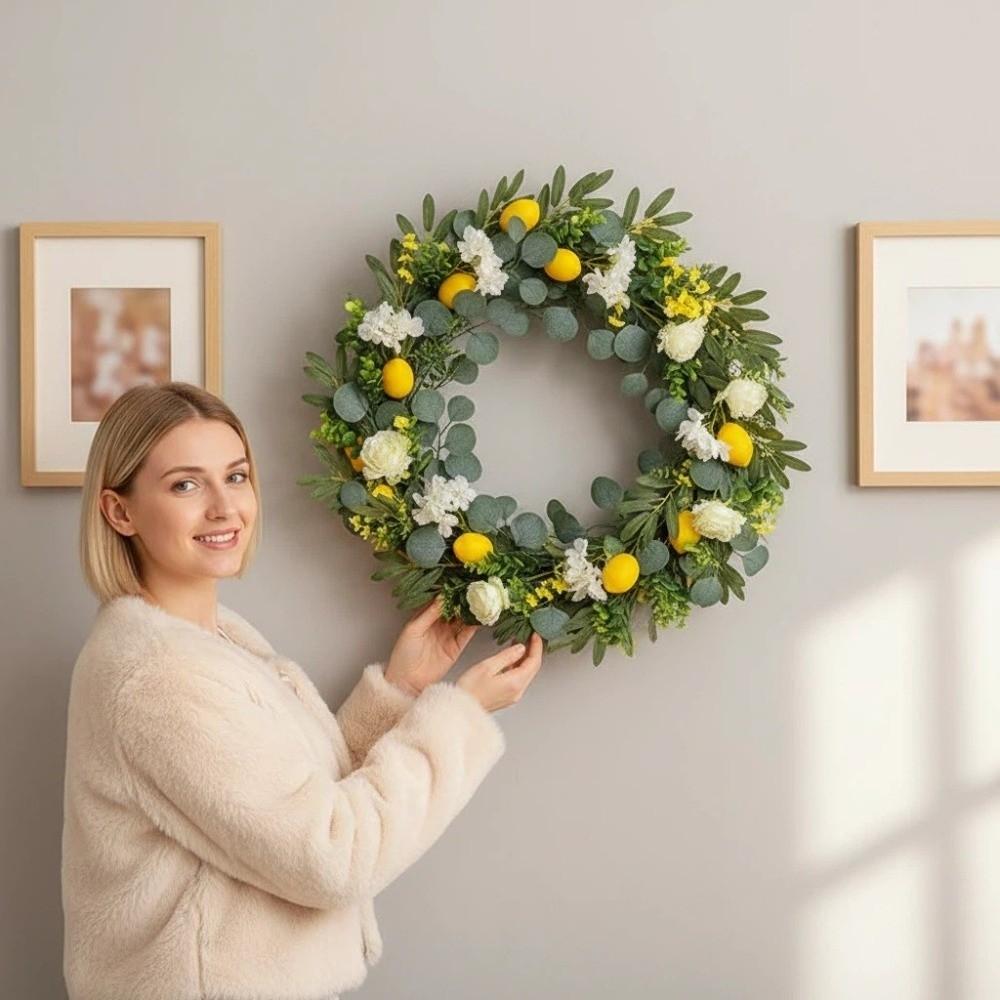 Greenery Lemon Vine Decor Realistic Simulation Lemon Vine Fake Plant  Wedding Party Decor