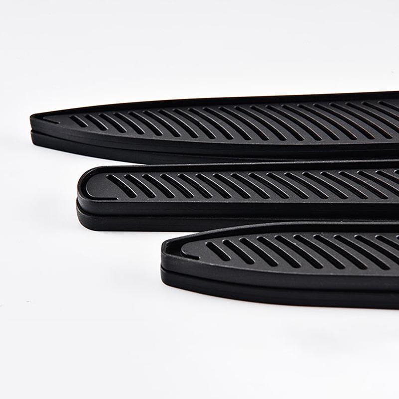 Bıçak Kılıfı Siyah Plastik Bıçak Kılıfları Oyuk Bıçak Bıçağı Koruyucu Kılıf Kenar Koruyucuları Kılıf Mutfak Aksesuarları