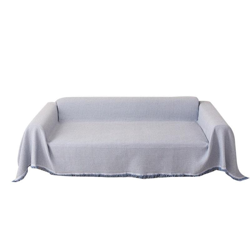 Prosop de Sofa din Bumbac și In Culoare Solidă Simplu Modern Pânză Husă de Sofa All-Inclusive Universal Pat și Mic Dejun Universal Perna de Sofa